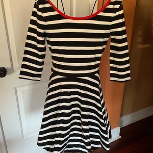 Express Black & White Dress